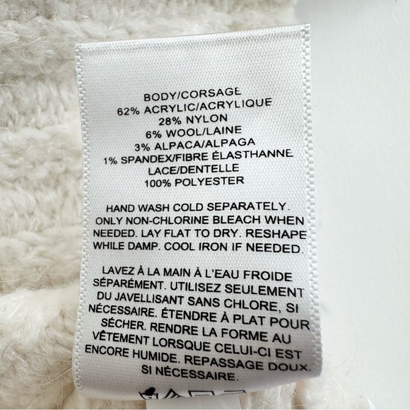 EXPRESS Lace Knit Sweater Size S - Picture 11 of 11